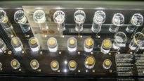 Ekspozycja złotych monet - Muzeum pieniądza