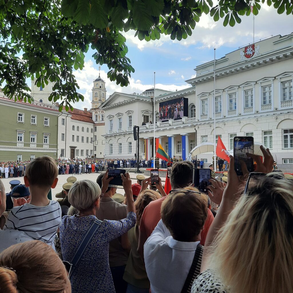 Plac Dowkonta, Inauguracja Prezydenta Litwy