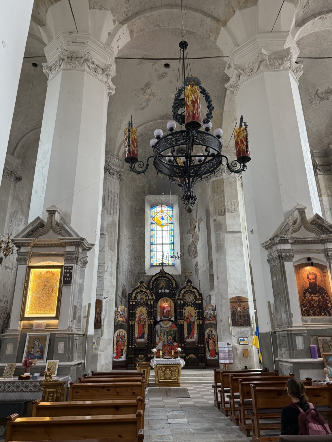 Widok cerkwi grekokatolickiej św.Trójcy Świętej
