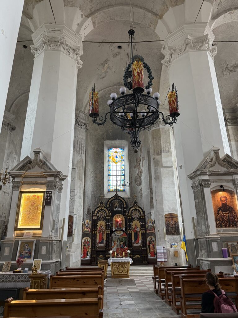 Widok cerkwi grekokatolickiej św.Trójcy Świętej