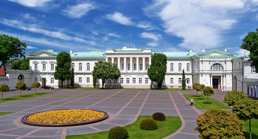 Pałac Prezydencki w Wilnie - dziedziniec