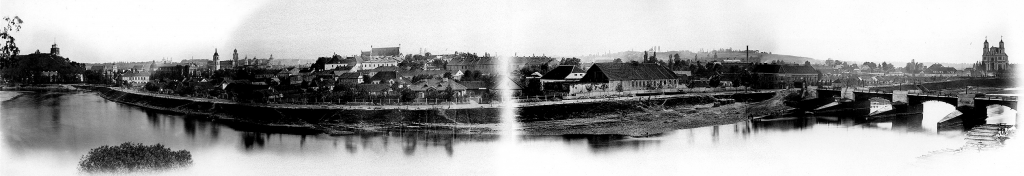 Panorama Wilna ułożona z 4 zdjęć, autor: Альберт Свейковский